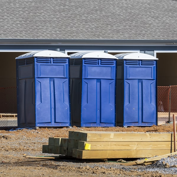 are there different sizes of portable restrooms available for rent in Como